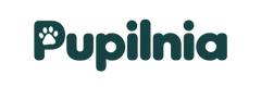 Pupilnia — logo sklepu z zabawkami dla zwierząt